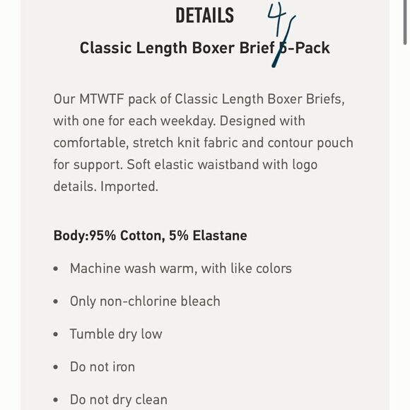 Hollister Boxer Brief Set NEW 4 Pair Large Classic Length - Picture 8 of 9